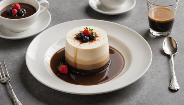 Plongez dans l"univers de la panna cotta café : une douceur crémeuse à savourer à chaque cuillerée !