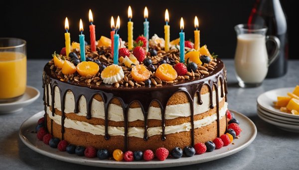 La touche sucré salé dans votre gâteau d'anniversaire